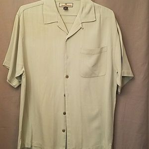Tommy Bahama Silk Short sleeve shirt, Mens Medium